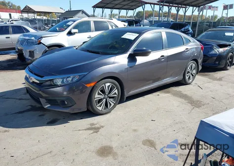 2017 Honda Civic Ex-L z USA, uszkodzony, nr VIN 2HGFC1F76HH657681